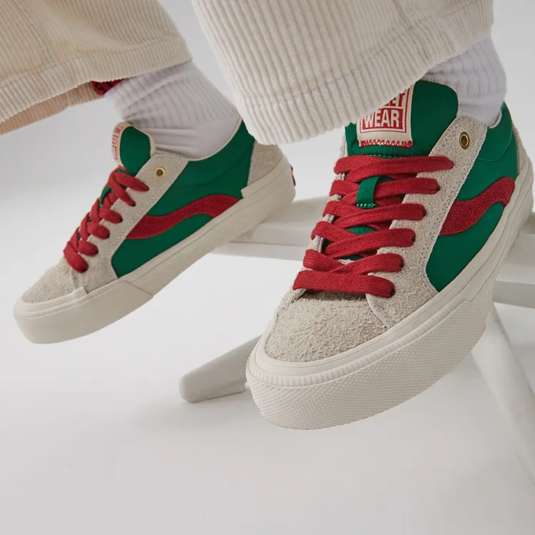 Odd CIRKUS x Vision Street Wear Astley Pro Low-Top Skateboard Shoes Unisex Green-6