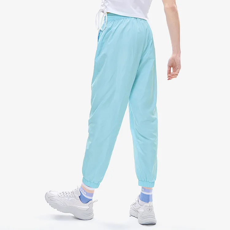 FILA FUSION BASEBALL Series Casual Pants Women's Light Sky Blue-3