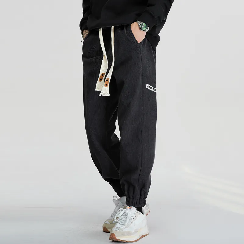 JASONWOOD Autumn And Winter Season Knitted Sports Pants Trendy Thickened Casual Pants Unisex-19