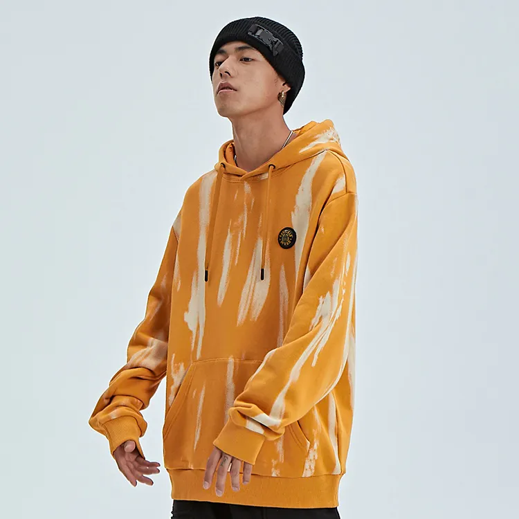 Fun Garfield Hooded Sweatshirt Men's Orange Brown-4