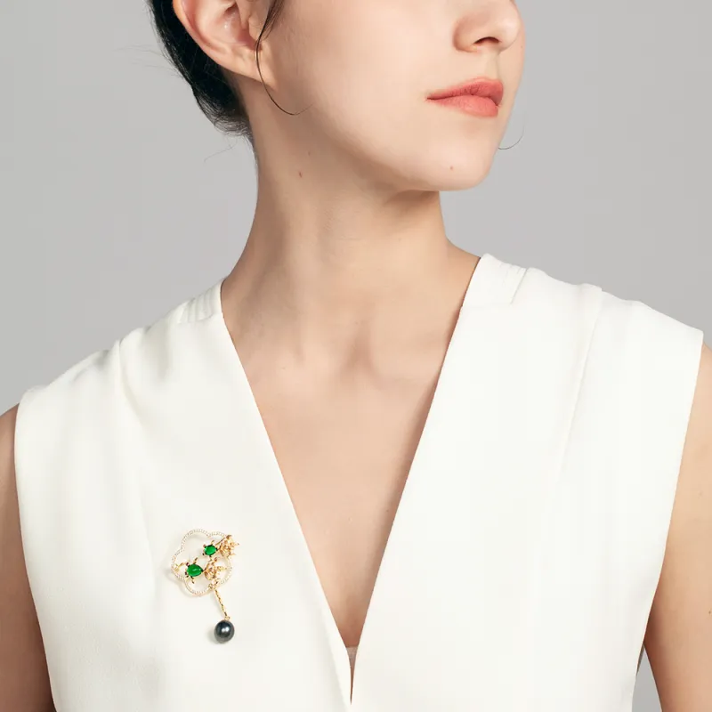 CLORIS YING Pearl Brooches Women's-5