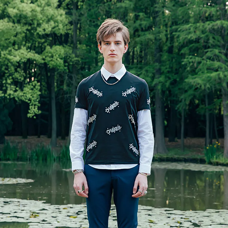 DAVID NAMAN T Shirt Men's Black-2