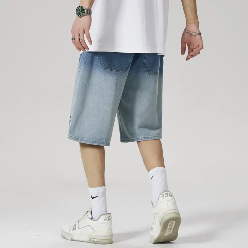 JASONWOOD Cowboy On The Run Summer Denim Shorts Unisex-10