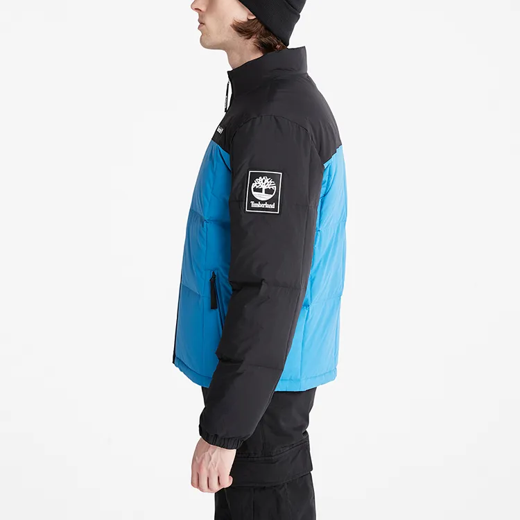 Timberland Down Jacket Men's Black/Sea Cucumber Color-5