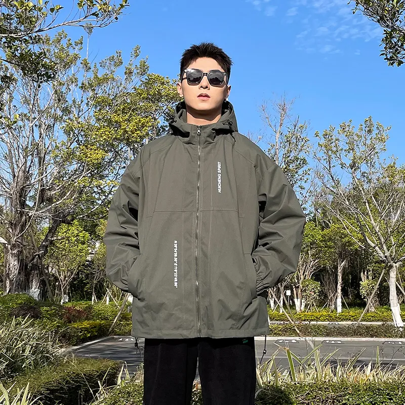 HCHUICHENG Jacket Fleece Lined/Regular Unisex-31