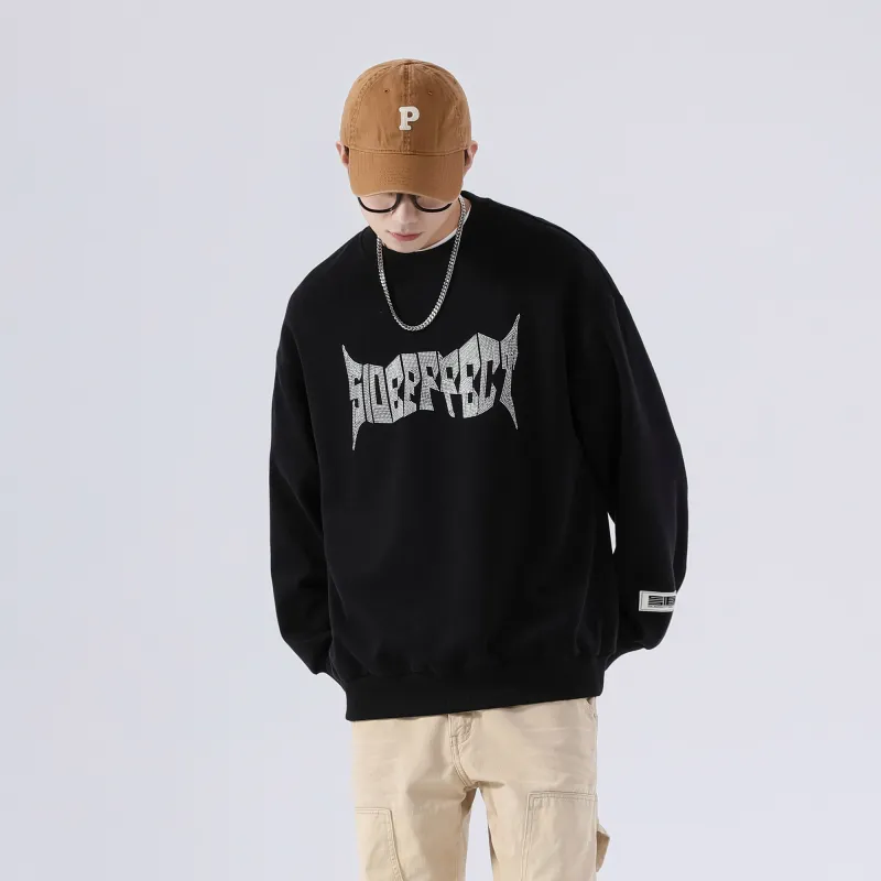 SIDEEFFECT Crew Neck Loose Fit Regular Sweatshirt Unisex-4