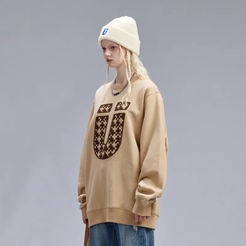 Guuka Sweatshirts Unisex Camel-6