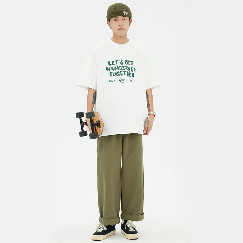 NewJnxs Drop Shoulder Sleeve T-Shirt Unisex-3