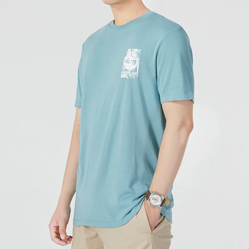 Timberland T Shirt Men's Sky Blue-4