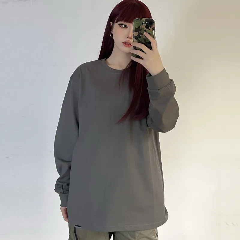 ZMOH Long Sleeved T Shirt Unisex-20