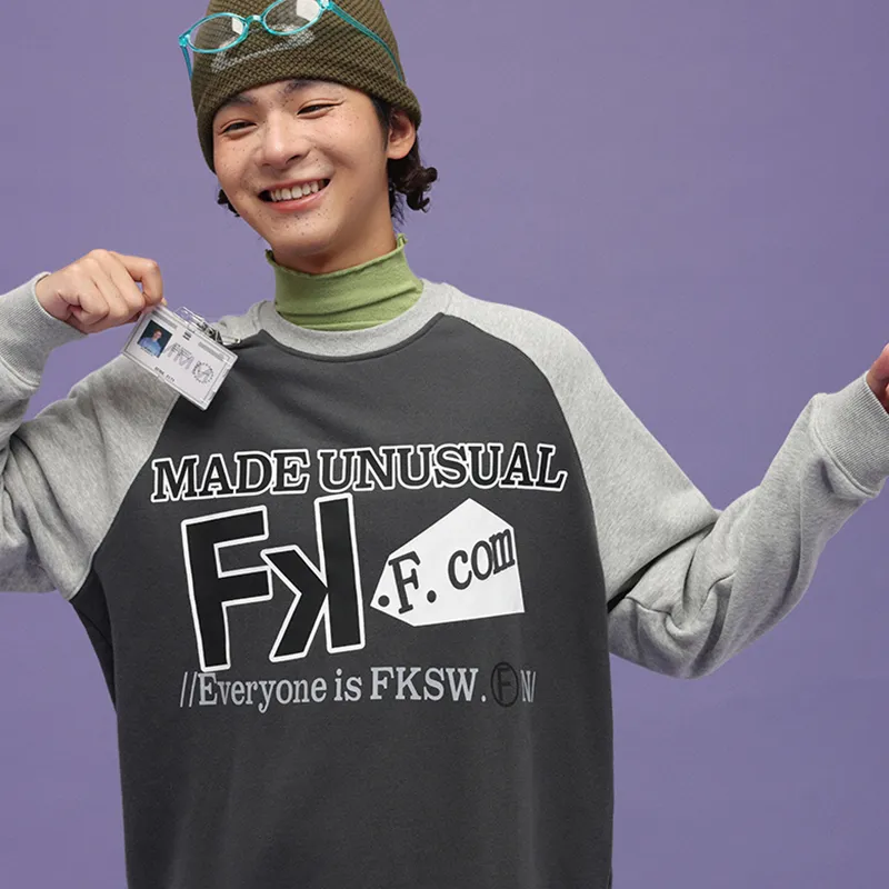 FKSW Sweatshirts Unisex Gray & Dark Gray-2