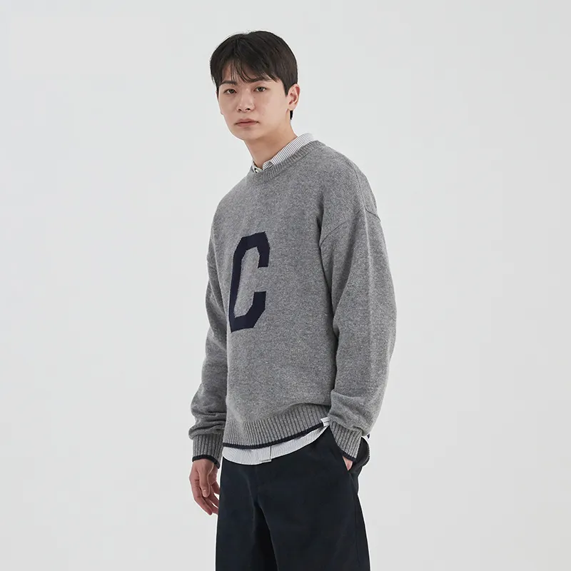 COVERNAT FW22 Sweater Unisex Gray-3