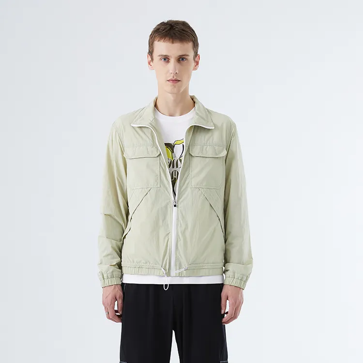 DAVID NAMAN Jackets Men Green-2