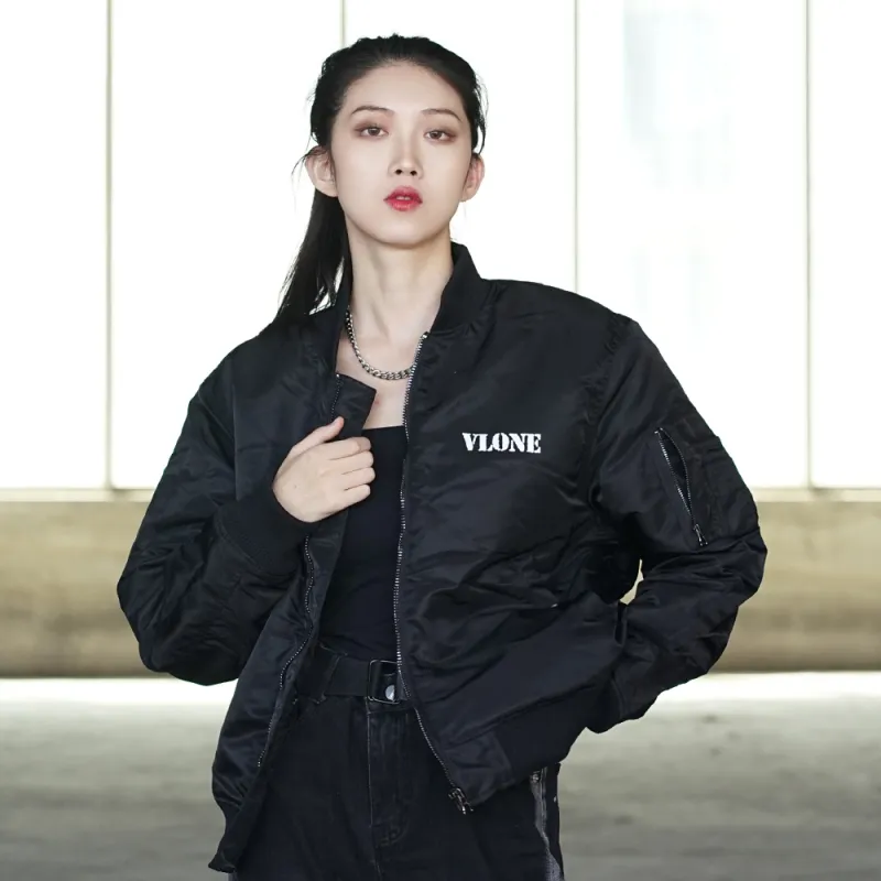 VLONE 3M Reflective Series Puffer Jackets Unisex Black-2