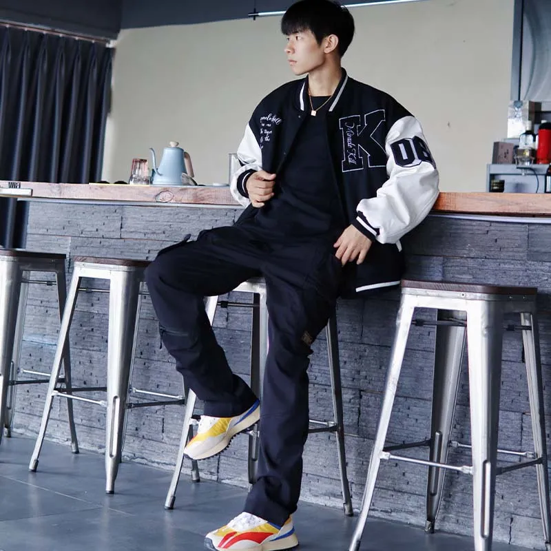 MIRACLE KILL Baseball Jacket Fall And Winter Unisex-21