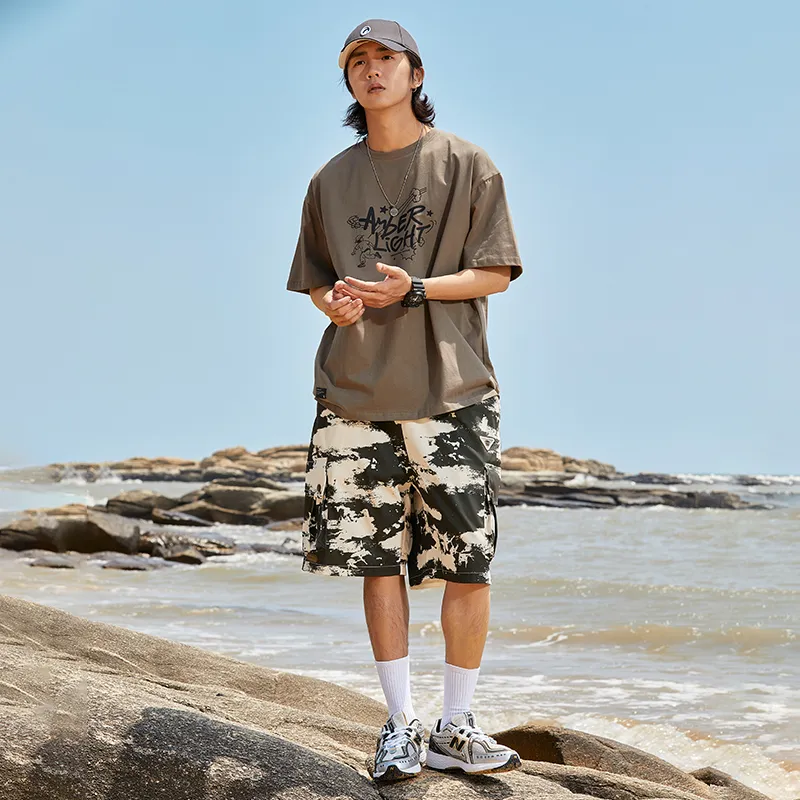 AMBER LIGHT AMBER LIGHT Mountain Outdoor Casual Shorts Unisex-2