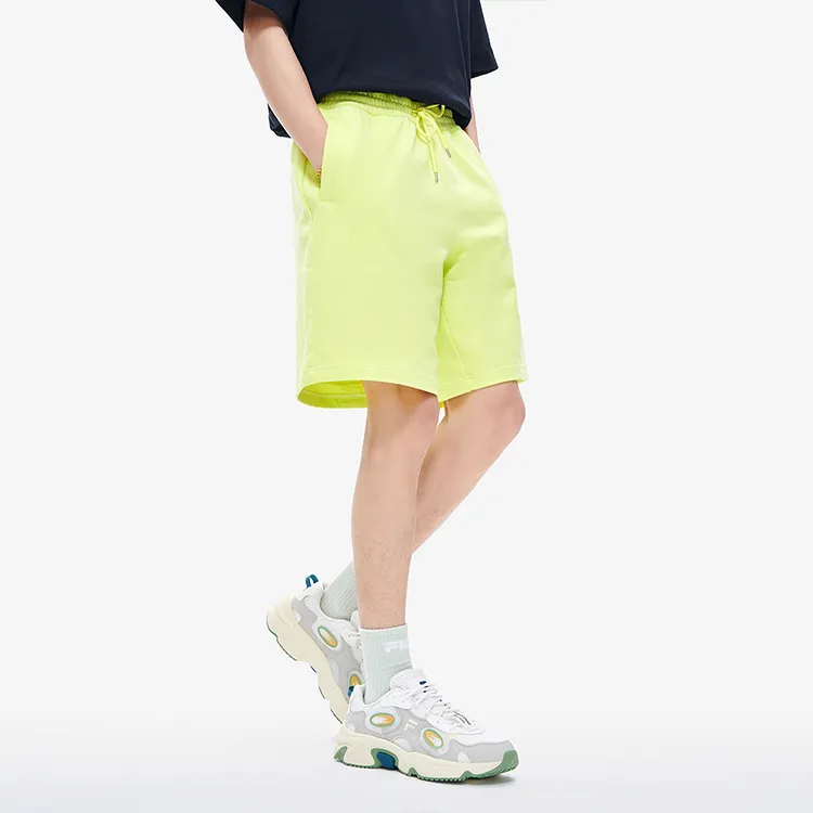 FILA FUSION ICECREAM Casual Shorts Unisex Bright Huang Green-4