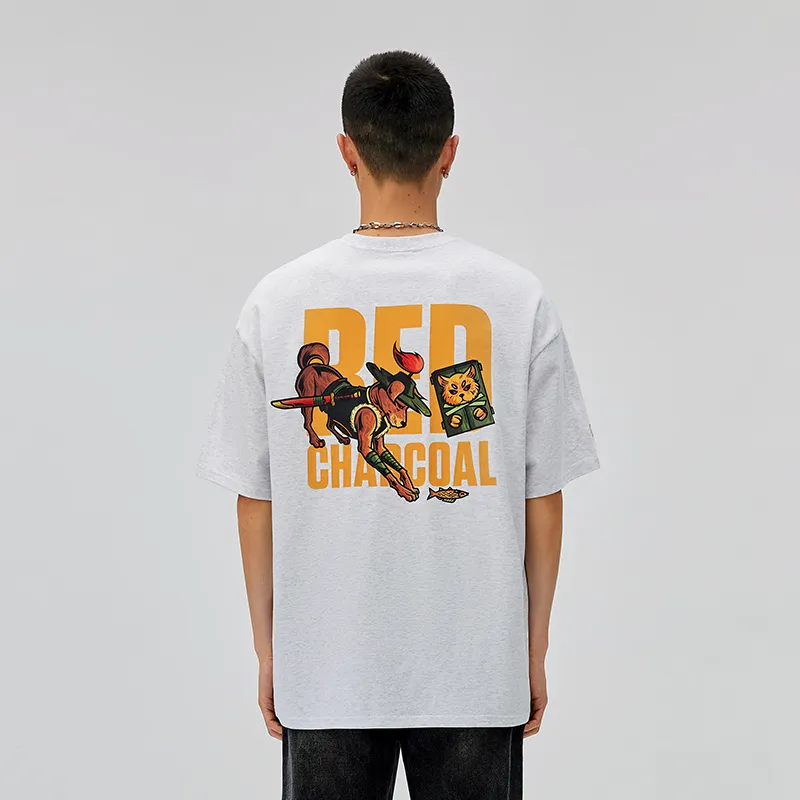 REDCHARCOAL x Sunny T-Shirt Unisex Gray-2