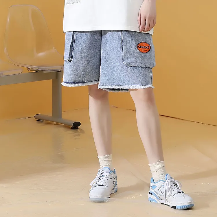 GENANX Denim Shorts Unisex-8