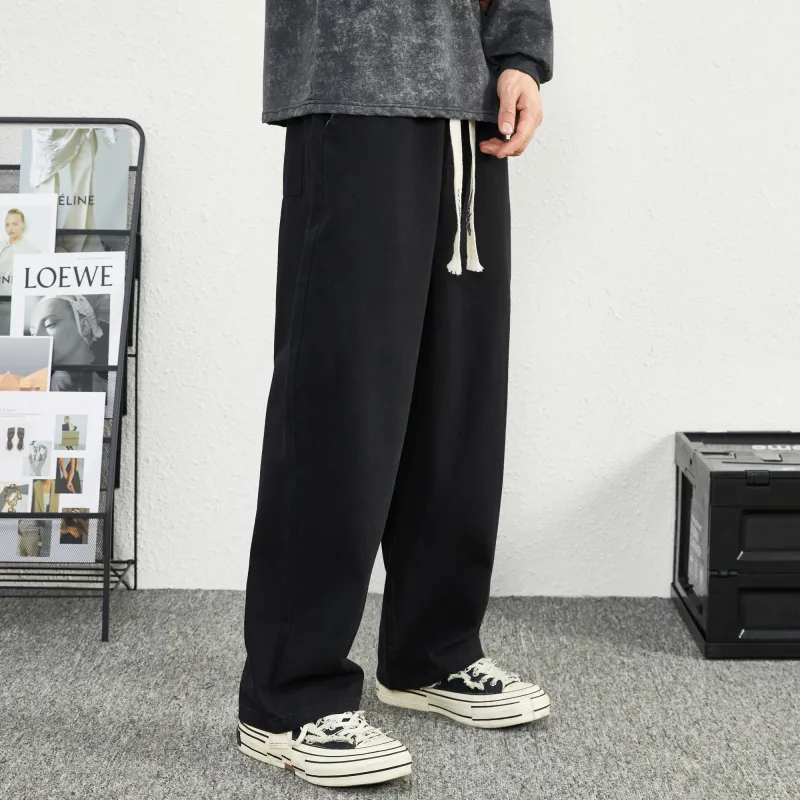 NFWYS Straight Casual Pants Fall Unisex-5