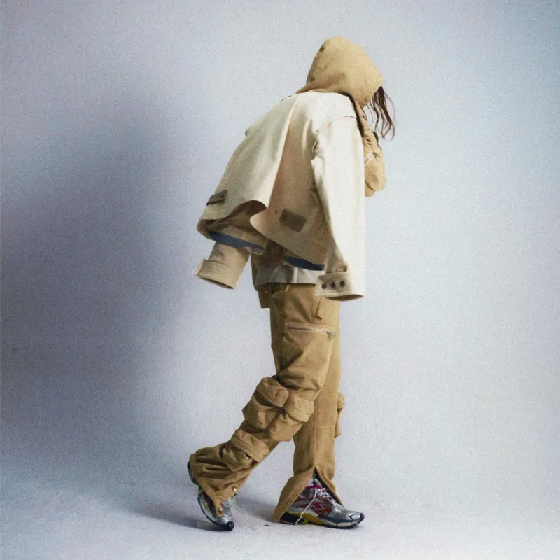 Createexploreexpandconquer Garment-dyed Cargo Trousers-8