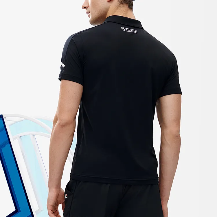 FILA Polo Shirt Men's Royal Blue-4
