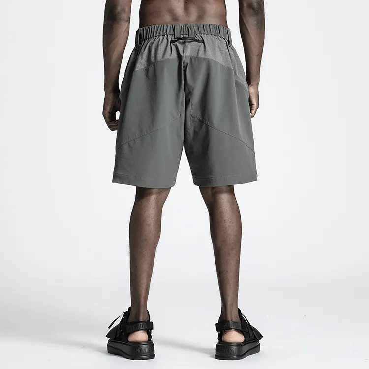 NORVINCY Straight Fit Loose Fit Solid Color Fitness Sports Shorts Unisex-8