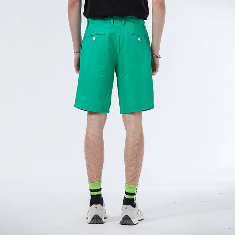 DAVID NAMAN Casual Shorts Men Green-3