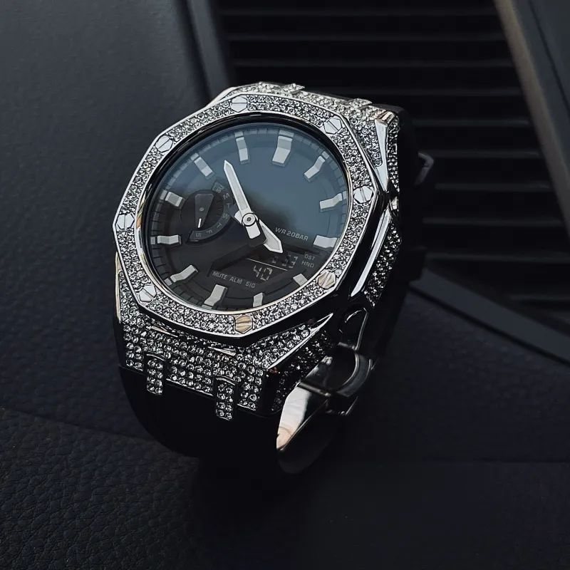 Vencrew Unisex Diamond Collection Watch Cases-3