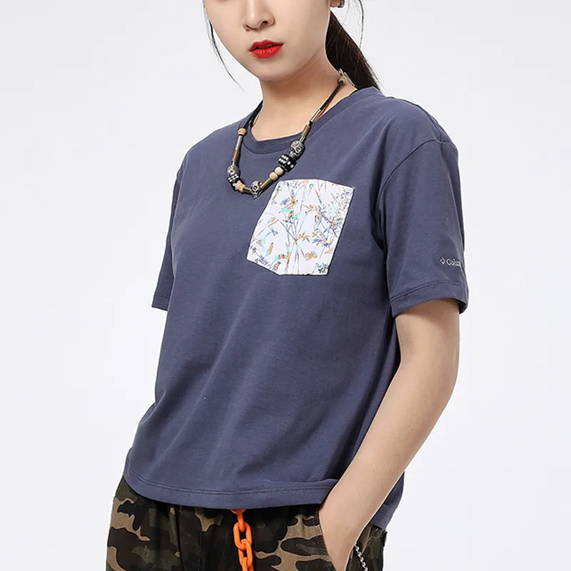 Columbia T-Shirt Women's Royal Blue-2