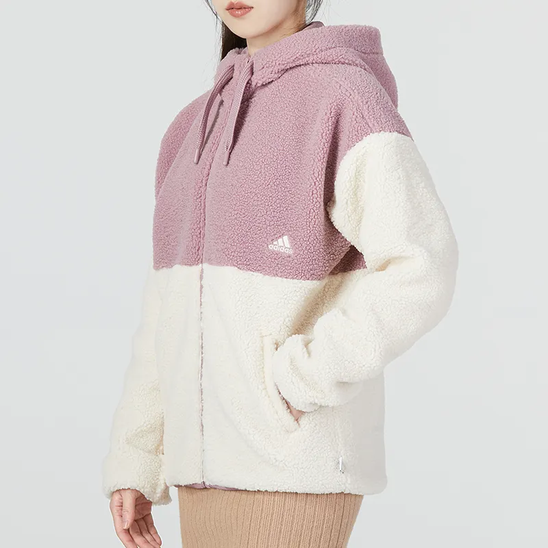 Adidas Velvet Jackets Women's Pink-2