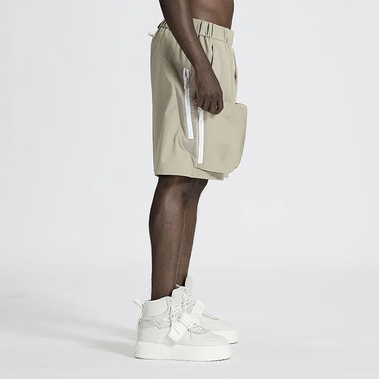 NORVINCY Loose Fit Multicolor Casual Shorts Unisex-14