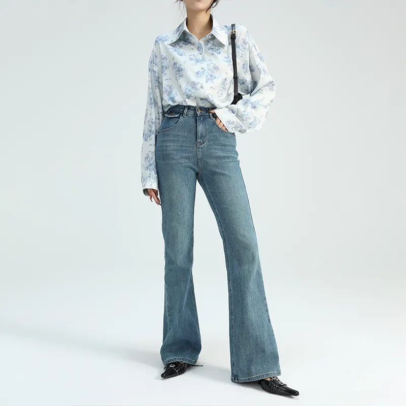 Luqingyi Jeans Women's Blue-2