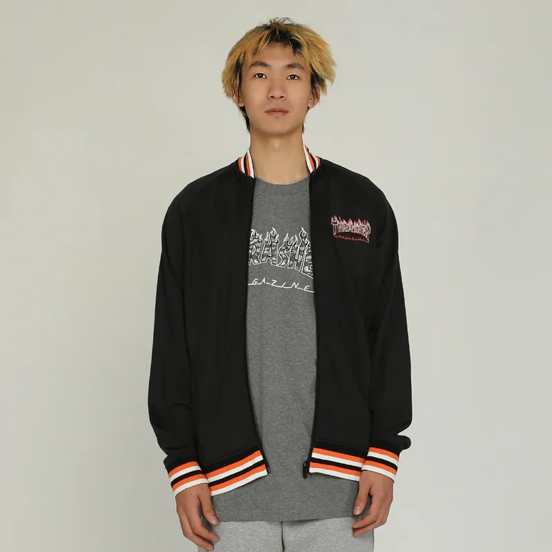 Thrasher Loose Fit Jacket Japan Version Unisex Black-2