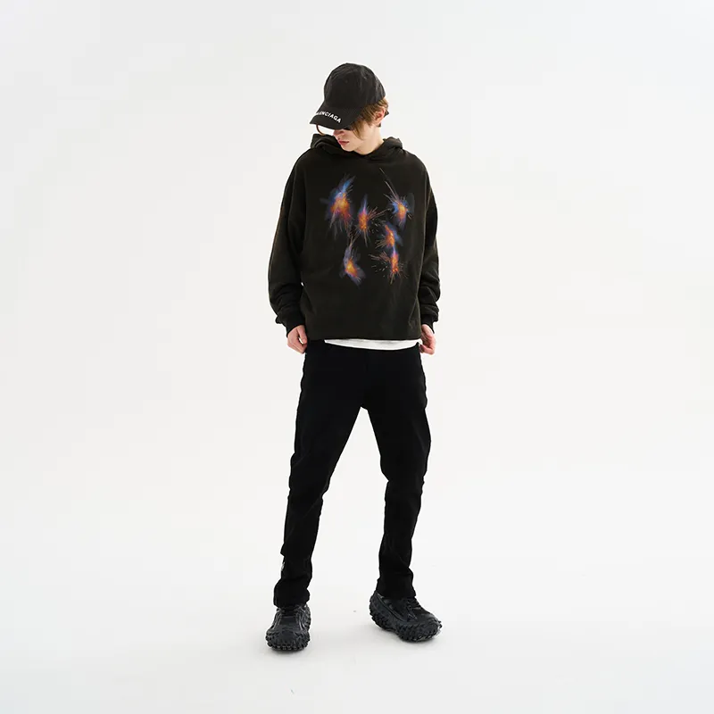 HARSH AND CRUEL Sweatshirts Unisex Washed Black-3