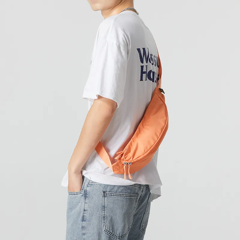 Nike Fabric One Shoulder Crossbody Fanny Pack Regular Unisex Psychedelic Orange-4