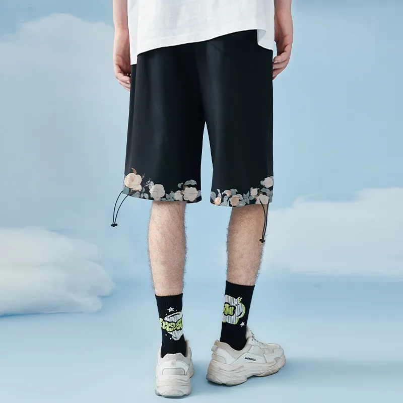SANSYAS Casual Shorts Unisex Black-4