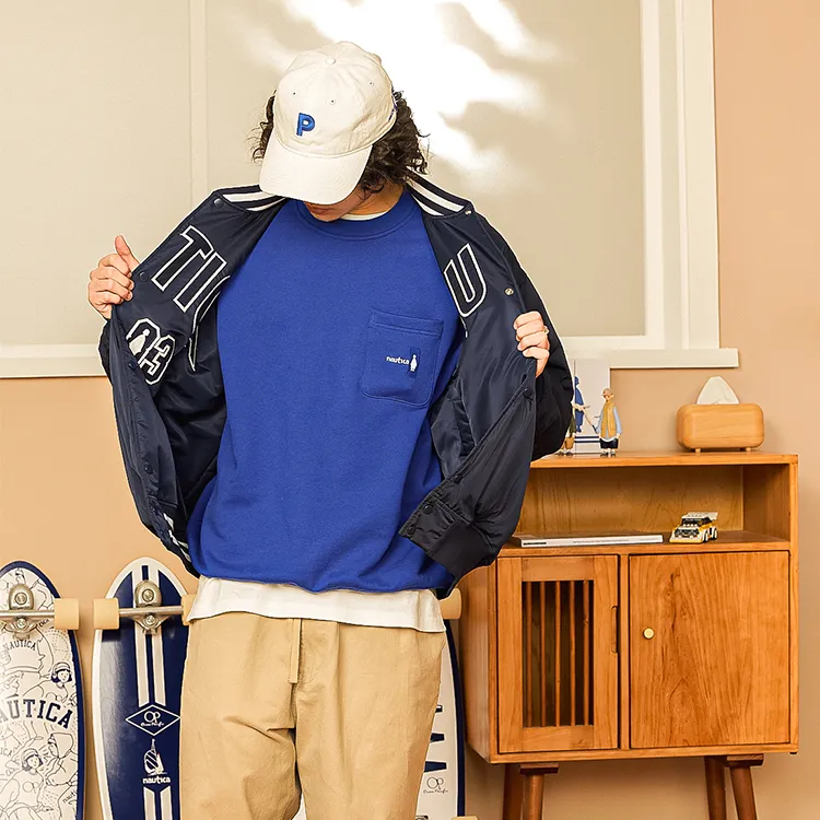 Nautica White Sail Nautica X POPBOY Baseball Jerseys Unisex-18