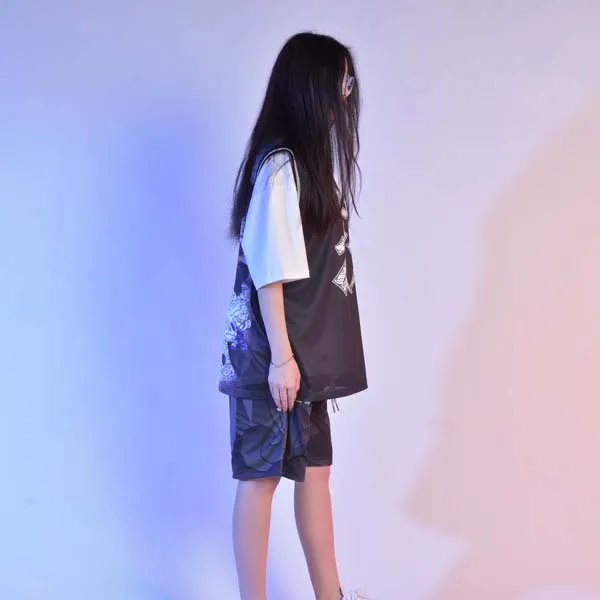 FireMonkey Casual Shorts Unisex Black-3