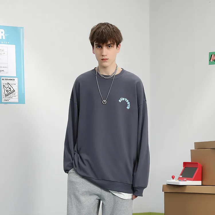Bt Crew Neck Loose Fit Regular Sweatshirt Unisex-13