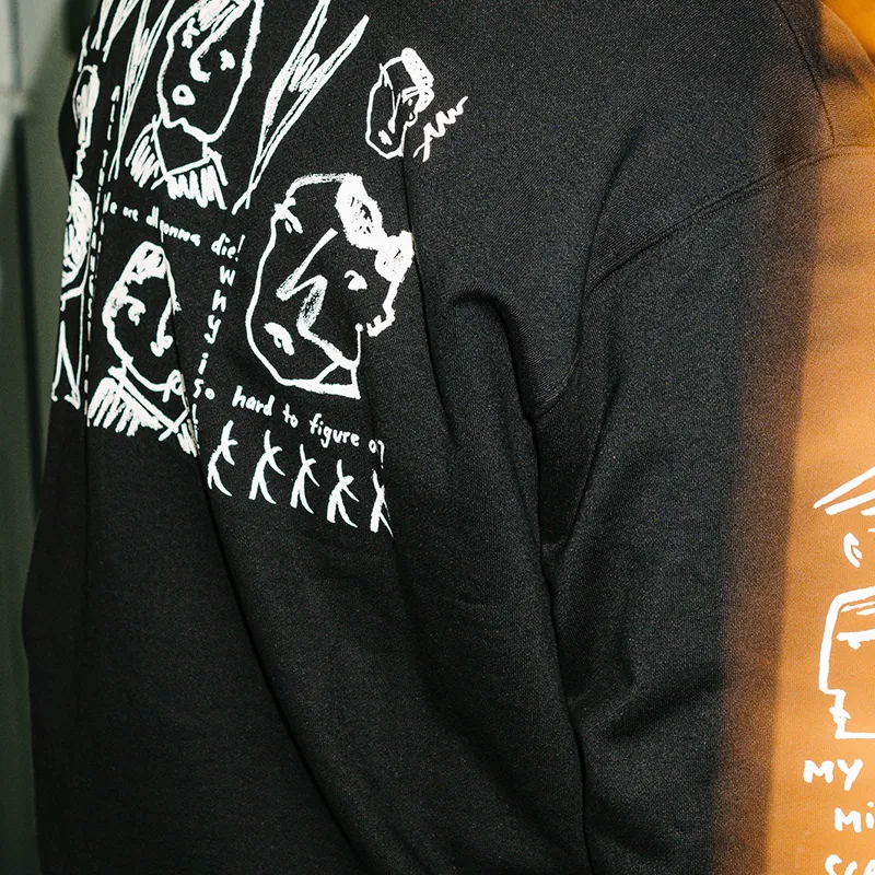 POLAR SKATE CO Sweatshirts Unisex Black-2