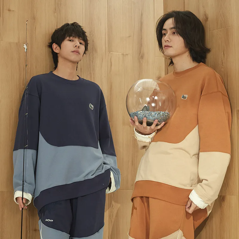 TIKIMOMOKA Crew Neck Loose Fit Regular Sweatshirt Unisex-2