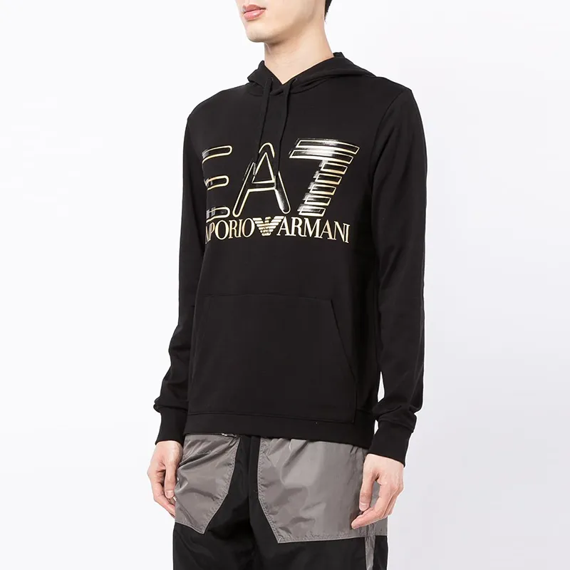 EMPORIO ARMANI EA7 SS22 Sweatshirt Men's Black-3