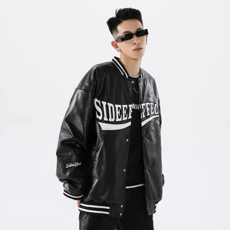 SIDEEFFECT Baseball Jacket Coat Unisex-3