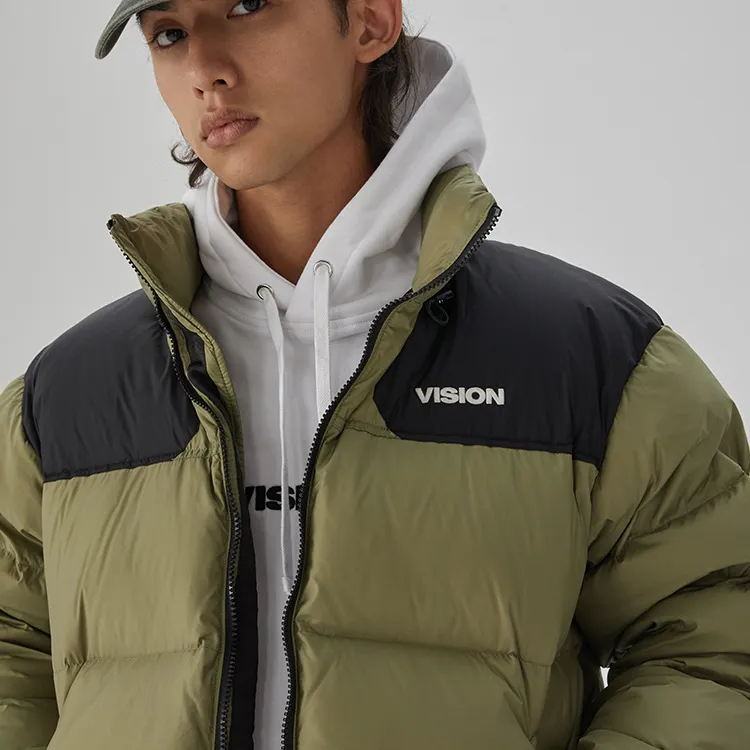 Vision Street Wear Down Jacket Unisex Olive-5