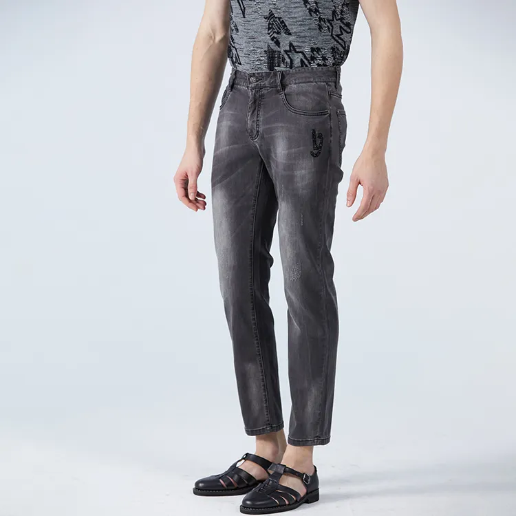 LIU·JO UOMO Jeans Men Dark Gray-4