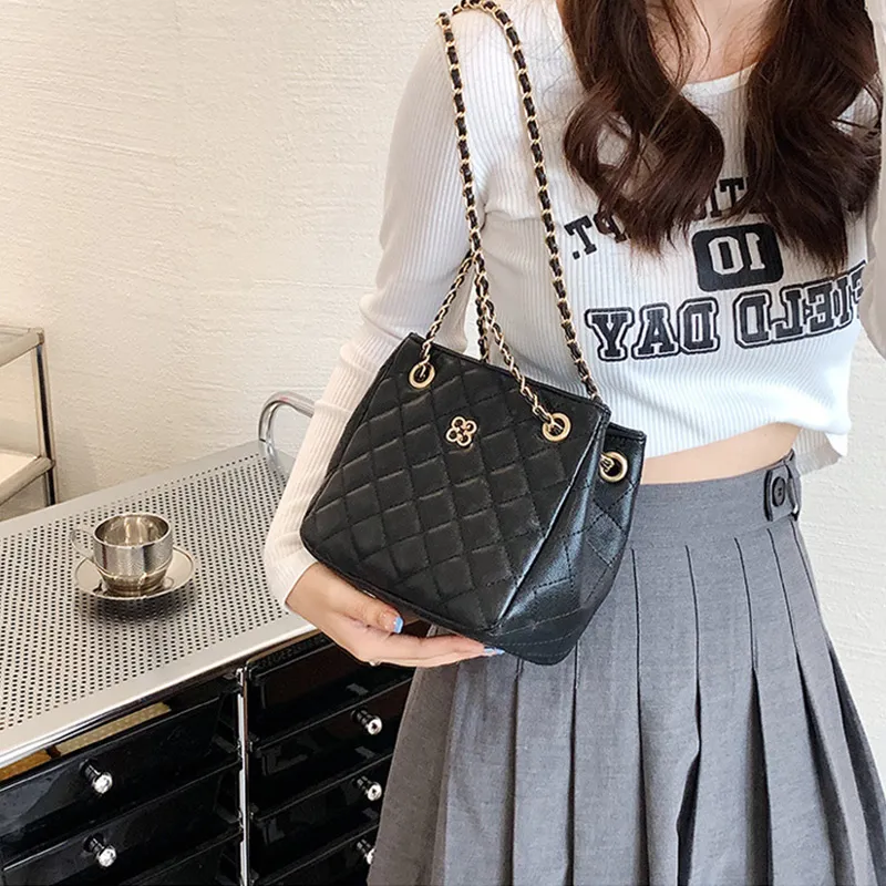 JANE KLAIN PU Handbag Shoulder Bag Small Size Women's White/Pink/Black-9