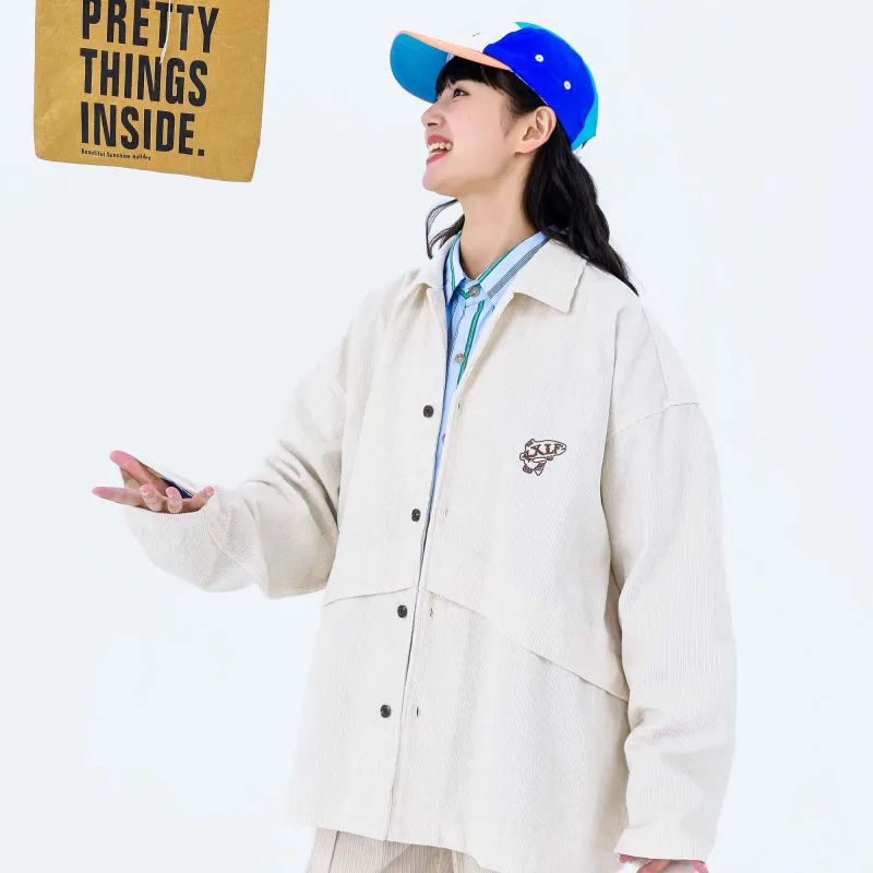 KXLFCHN Loose Fit Jacket Unisex-13