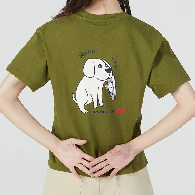 New Balance T Shirt Women's Green-3