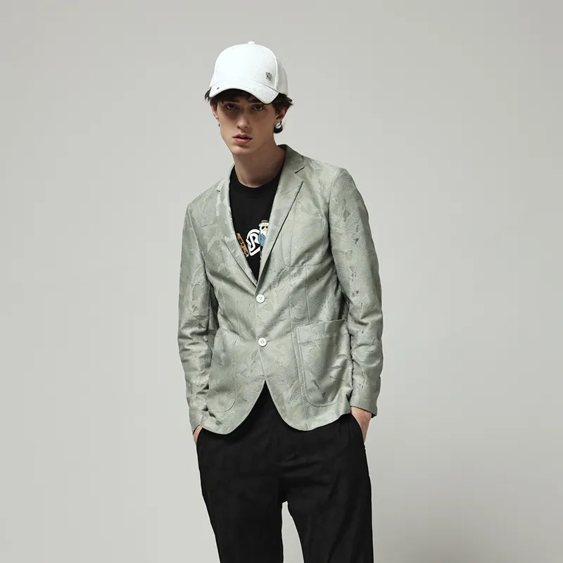 RARE Business Suits Men Green-5